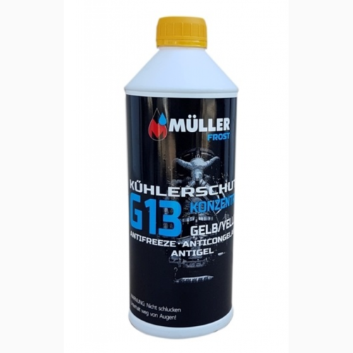 Антифриз MULLER G13 Жълт Концентрат – 1.5 литра
