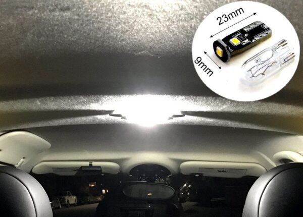 Лед крушки 2бр. за габарит T10-W5W 3LED 12V 2835SMD-А-2930-2 - Image 2