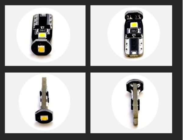 Лед крушки 2бр. за габарит T10-W5W 3LED 12V 2835SMD-А-2930-2 - Image 3