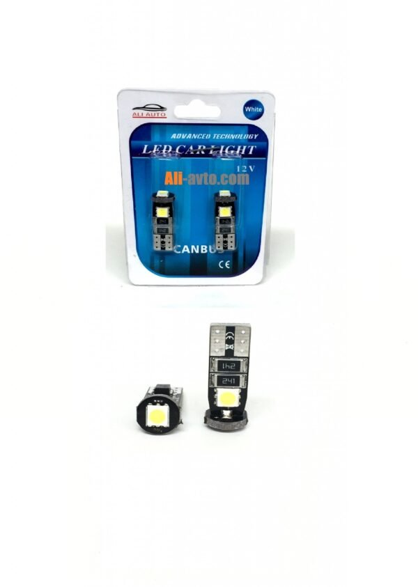 Лед крушки 2бр. за габарит T10-W5W 3LED 12V 2835SMD-А-2930-2 - Image 6