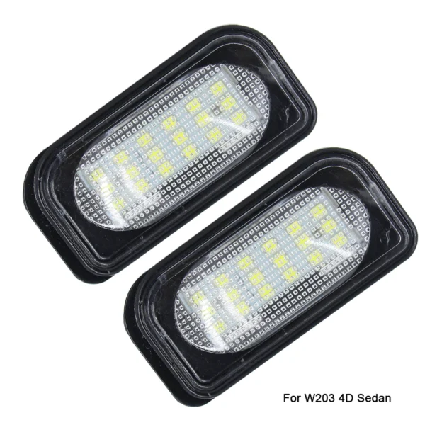 Плафони LED 3027-9 за регистрационен номер 2бр. за Mercedes Benz C-Class W203 - Image 2