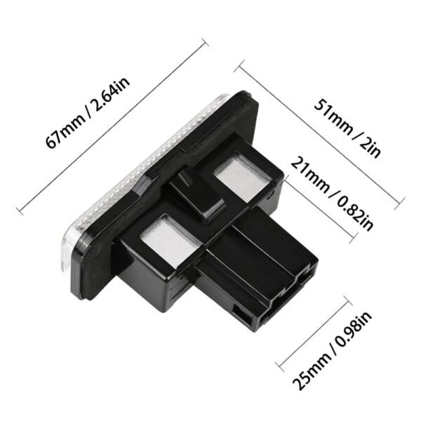 Плафони LED 3027-7 за регистрационен номер Mercedes C-class,E-class,CLS-class,SLK-class - Image 3