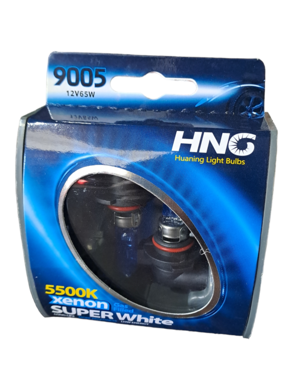 Крушки Халогенни 2бр. HNG НВ3/9005 55W 12V с ксенонов ефект 5500K