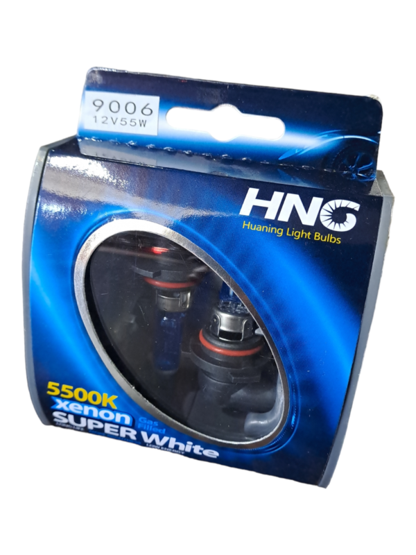 Крушки Халогенни 2бр. HNG НВ4/9006 55W 12V с ксенонов ефект 5500K