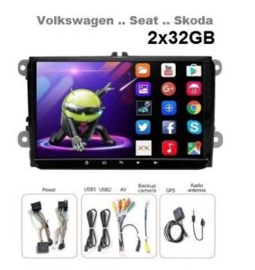 Мултимедия с Android 2+32GB / GPS за VW GOLF 5 POLO Sedan PASSAT B6 CC Радио TOURAN SCIROCCO CADDY Jetta Skoda Seat