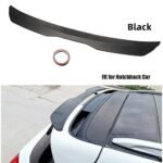 Спойлер BLACK задна универсална ABS добавка, заден спойлер за тавана на автомобил - Image 2