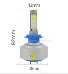 Лед крушки керамични за автомобил без вентилатор – H1 2бр.