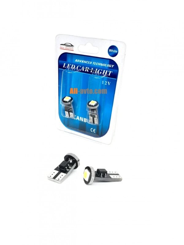 Лед крушки 2бр. за габарит T10-W5W 12V 1SMD- А-2930-1