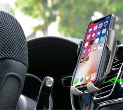 Стойка за телефон 3175 с безжично зареждане S5 Инфрачервен сензор Автоматичен вентилационен отвор - Image 5