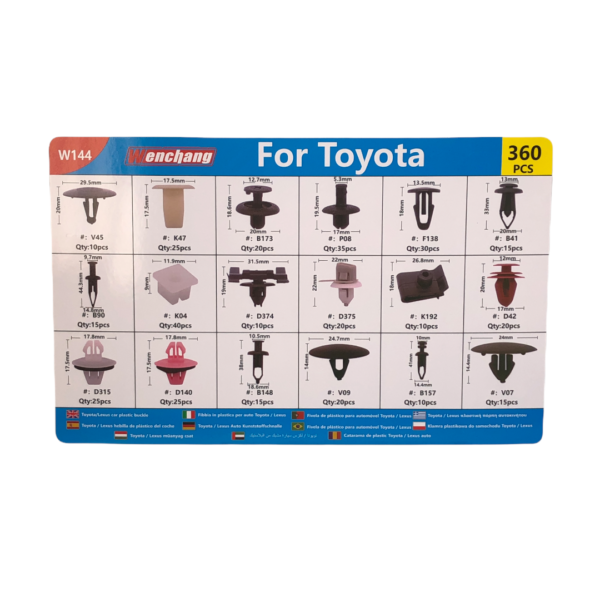 Щипки 3086-1 за Toyota кутия 360 броя - Image 4