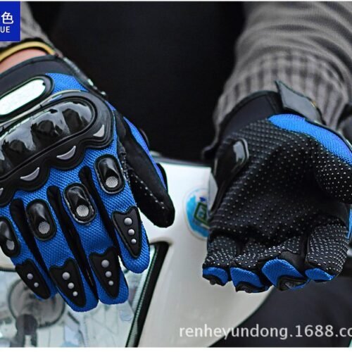 Ръкавици PRO-BIKER/BLUE Подходящи за офроуд състезателни мотоциклети, колоездене, ски, кънки, риболов, катерене и други спортове на открито.