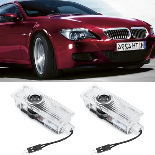 Плафон 2 бр. LED лампа за врати 3126-В1 на кола с проектор лого за BMW 1 3 5 6 7 Series Fit X1 X3 X5 X6 Z E81 E83 E87 E60 E61 E70 E71 E90 E91 F10