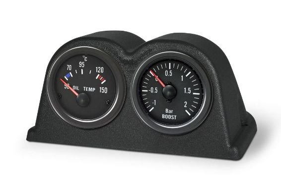 СТОЙКА ЗА 2 ИЗМЕРВАТЕЛНИ УРЕДА Черна - Image 2