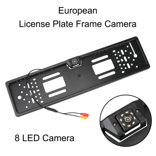 Рамка с камера 8 LED за регистрационен номер