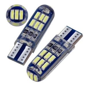 Лед крушки 2бр. за габарит T10-W5W 15LED 12V 3W- А 2930-7