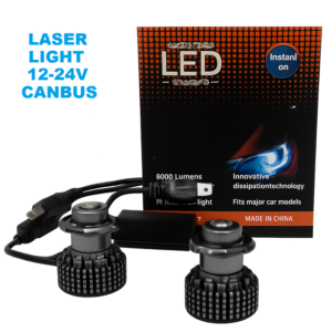 LED лазерни крушки Н7- Проекторни лещи, фарове за мъгла +200% светлина