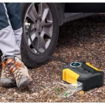 Компресор за гуми №3740-1 Мини компресор 140W дигитален DC12V - Image 4