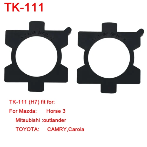 База/адаптер ТК-111/ 2бр. H7 LED преходник/основа за държач на фарове за Mazda, TOYOTA