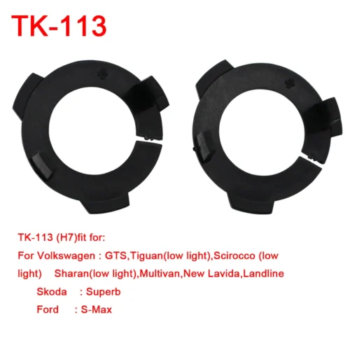 База/адаптер ТК-113/ 2бр. H7 LED преходник/основа за държач на фарове за Volkswagen, Ford, Skoda
