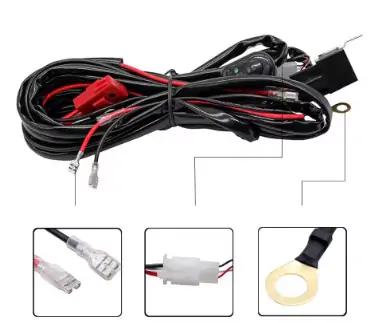 Комплект Кабели за LED BAR(3m) с 12-24V Реле и Бутон за ВКЛ/ИЗКЛ - Image 4