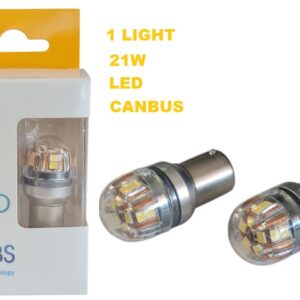 Крушки Лед 2 бр. Canbus P21W BA15S 12/24V