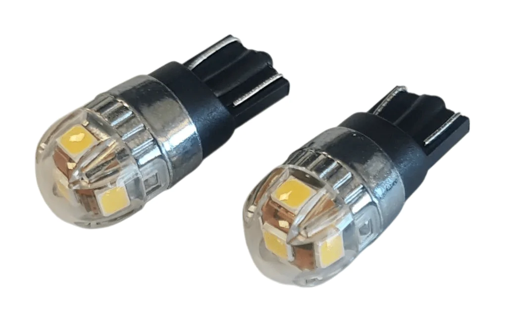 Крушки Лед 2 бр. Canbus T10-5SMD W5W 5x2835SMD 12/24V - Image 2
