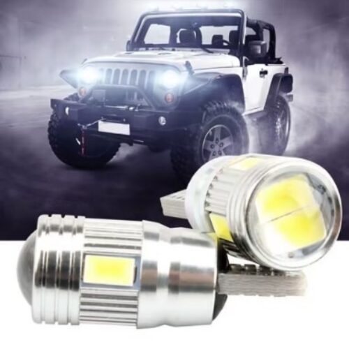 Лед крушки 2бр. CANBUS за габарит 5630 6SMD T10 W5W 12V 6000K