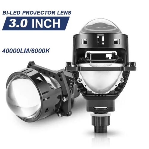 Лед лупи 3.0 Inch – Bi LED лещи за фарове Проектор Лещи Hi/Lo Beam Автомобилни светлини Комплекти за модернизация H4 H7