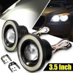 Лед халогени с ангелски очи 12V 89мм - Image 2