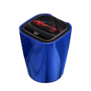 Пепелник №3774 BLUE за кола с ЛЕД лампа Многофункционален