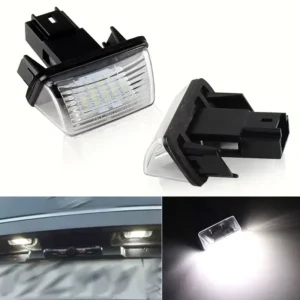 Плафони LED №5065-18 за регистрационен номер Peugeot 206 207 307 308 407 5008 Partner Citroen C3 C4 C5 Xsara Picasso