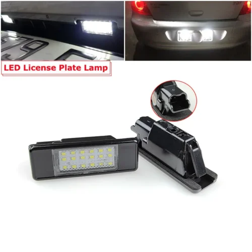 Плафони LED №5065-19 за регистрационен номер  Peugeot 106 1007 207CC 307 308 3008 406 407 508 Citron Berlingo C2 C3 C4 C5 C6
