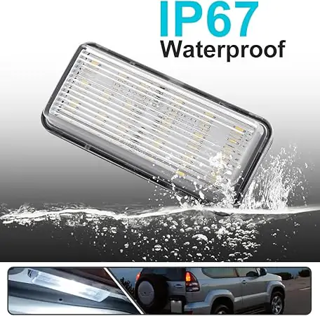 Плафони LED №5065-16 за регистрационен номер Lexus Cruiser Prado J100 J120 J200 Lexus LX470 LX570 GX470 Toyota Reiz Mark X - Image 2