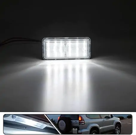 Плафони LED №5065-16 за регистрационен номер Lexus Cruiser Prado J100 J120 J200 Lexus LX470 LX570 GX470 Toyota Reiz Mark X - Image 5