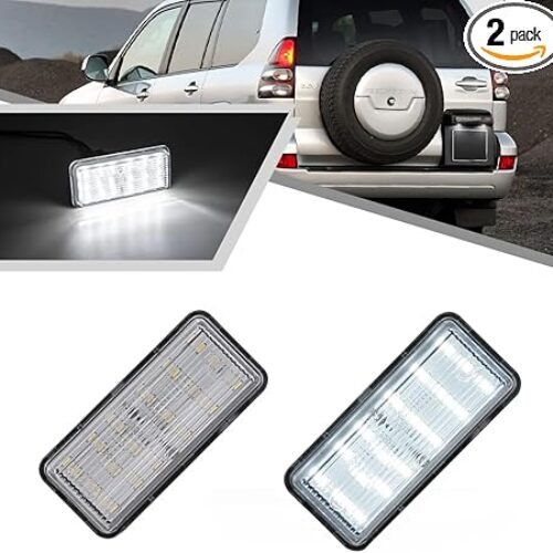 Плафони LED №5065-16 за регистрационен номер Lexus Cruiser Prado J100 J120 J200 Lexus LX470 LX570 GX470 Toyota Reiz Mark X