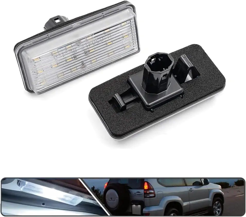 Плафони LED №5065-16 за регистрационен номер Lexus Cruiser Prado J100 J120 J200 Lexus LX470 LX570 GX470 Toyota Reiz Mark X - Image 7