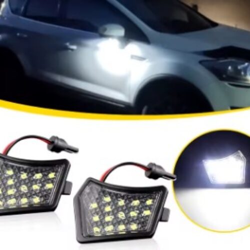 Плафони LED №5065-23 за страничното огледало за Volvo V40 V50 C30 C70 S40 S60 S80 V50 V70 XC70 XC90 Jaguar XJ XF XK / XKR XE