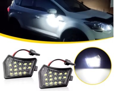 Плафони LED №5065-23 за страничното огледало за Volvo V40 V50 C30 C70 S40 S60 S80 V50 V70 XC70 XC90 Jaguar XJ XF XK / XKR XE