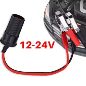 Разклонител №3958 за запалка 12V/24V с щипки за акумулатор