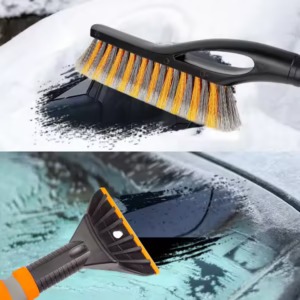 Стъргалка №3995 2 в 1 Универсална стъргалка с четка за премахване на лед за кола - Image 3