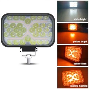 Халоген №3858-1 Прожектор с мигач 2 LED за кола 4″