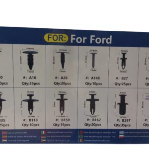 Щипки №3086-10 Комплект крепежни копки за FORD – 245 броя